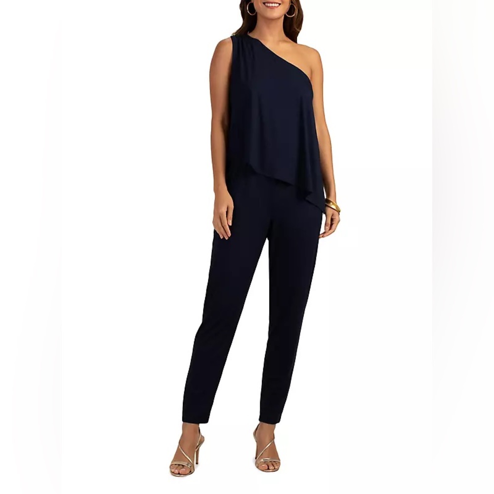 Trina Turk One Shoulder Women’s Jumpsuit NWOT Size Medium